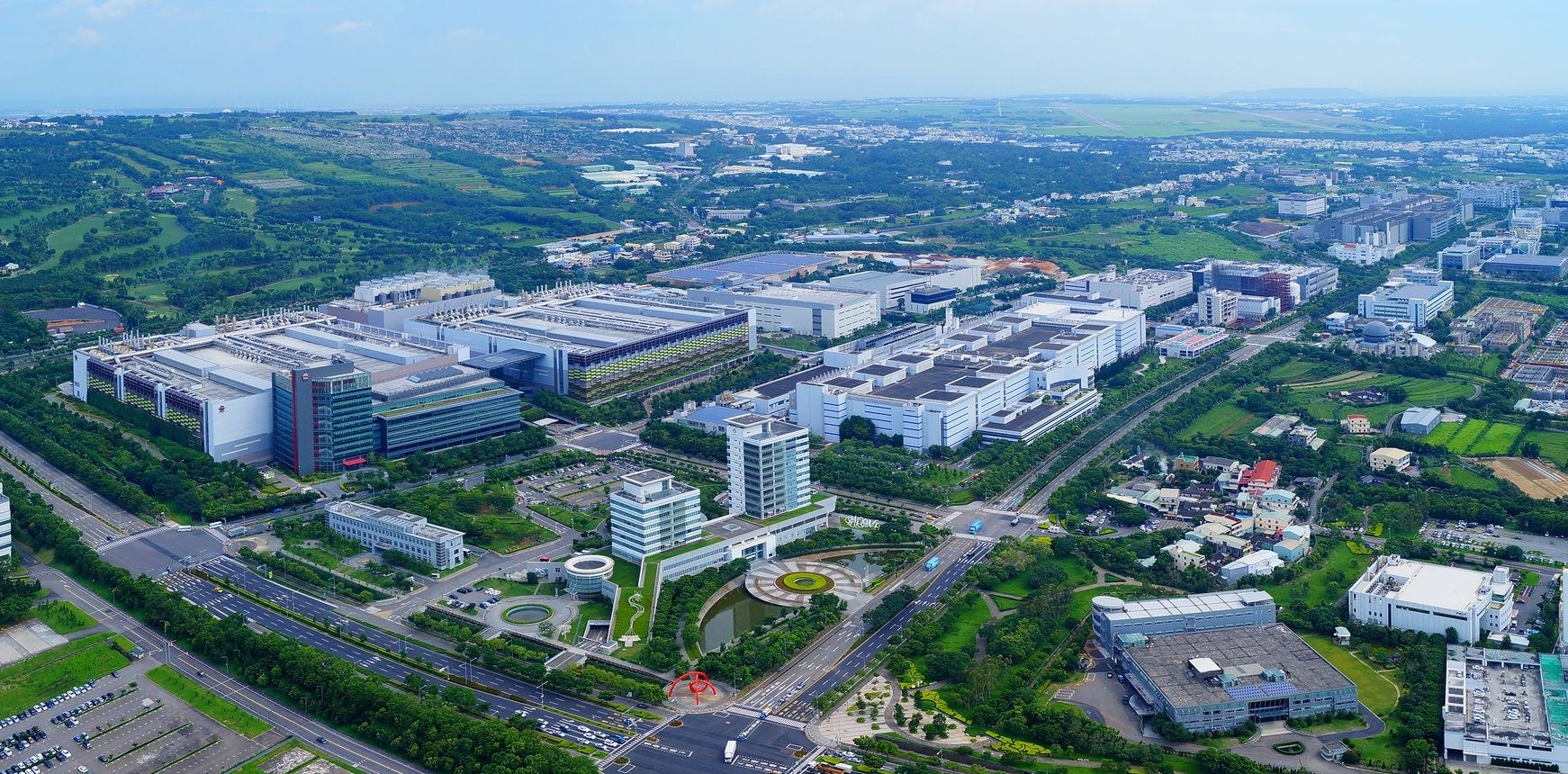 Aerial view of the Central Taiwan Science Park